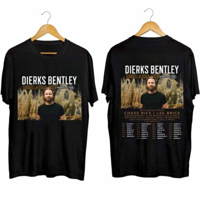 Dierks Bentley 2024 Concert Shirt, Dierks Bentley Fan Shirt, The Gravel And Gold Shirt