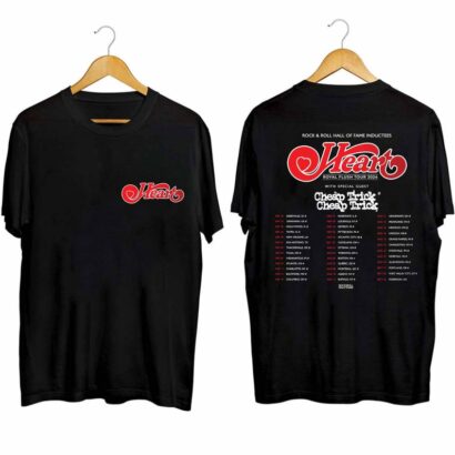 Heart 2024 Tour Shirt, Heart Band Fan Shirt, Heart 2024 Concert Shirt