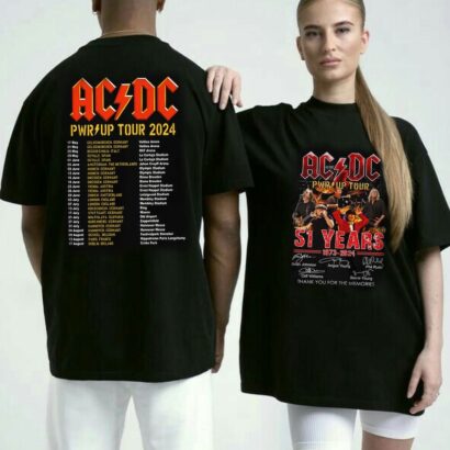 Acdc tour 2024 Shirt, Acdc band