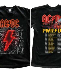 2024 ACDC Pwr Up World Tour Shirt, Rock Band ACDC Graphic Shirt, ACDC Band Fan Gift, Acdc Merch, Acdc Band 90s Vinatge Shirt