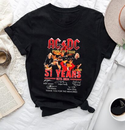 AcDc 2024 Tour Shirt, ACDC Pwr Up World Tour 2024 Shirt, ACDC Tour Merch