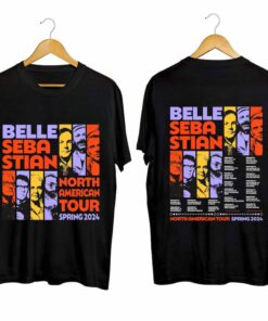 Belle and Sebastian 2024 Tour Shirt, Belle and Sebastian Band Fan Shirt, Belle and Sebastian 2024 North American Tour Shirt