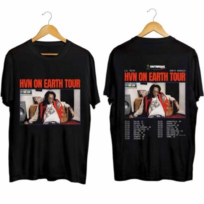 Lil Tecca HVN On Earth Tour 2024 Shirt, Lil Tecca 2024 tour shirt, Lil Tecca 2024 Concert Shirt, HVN On Earth 2024 Concert Shirt