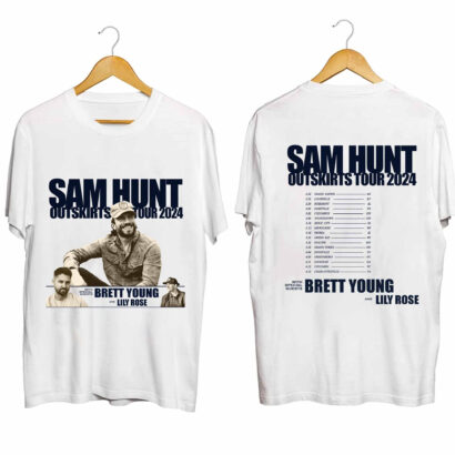 Sam Hunt 2024 Outskirts Tour Shirt, Sam Hunt Country Music 2024 Tour Shirt, Outskirts 2024 Concert Shirt