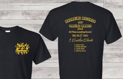 Caitlin Clark shirt, Breaking Records shirt, Iowa Hawkeyes basketball shirt, Iowa women's basketball t-shirt, Caitlin Clark fan shirt