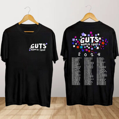 Olivia Guts World Tour 2024 Shirt, Olivia Concert Shirt, Guts World Tour 2024 Shirt