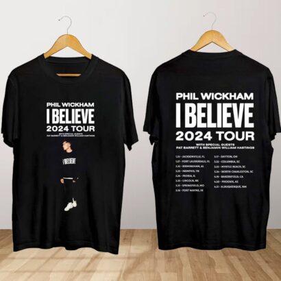 Phil Wickham I Believe Tour 2024 Shirt, Phil Wickham Concert Shirt, I Believe Tour 2024 Shirt