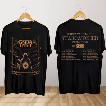 Greta Van Fleet Starcatcher World Tour 2024 Shirt, Greta Van Fleet Concert Shirt, Starcatcher World Tour Shirt