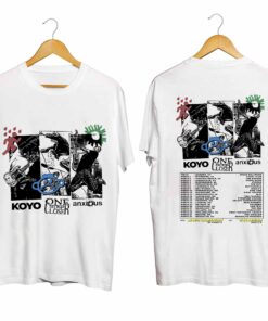 Anxious, Koyo, One Step Closer 2024 Tour Shirt, Anxious, Koyo, One Step 2024 Concert Shirt