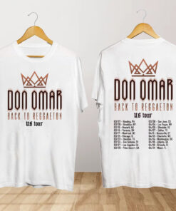 Don Omar Back To Reggaeton Us 2024 Tour Shirt, Don Omar Concert Shirt, Back To Reggaeton Us 2024 Tour Shirt