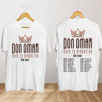 Don Omar Back To Reggaeton Us 2024 Tour Shirt, Don Omar Concert Shirt, Back To Reggaeton Us 2024 Tour Shirt