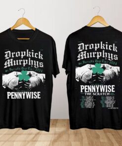 Dropkick Murphys, St. Patrick’s Day Tour 2024 Shirt, Dropkick Murphys Concert Shirt, St. Patrick’s Day Tour 2024 Shirt