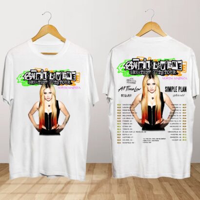 Avril Lavigne 2024 Greatest Hits Tour Shirt, Avril Lavigne Concert Shirt, 2024 Greatest Hits Tour Shirt