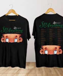 Say Anything Is a Real Boy 20th 2024 Tour Shirt, Say Anything Concert Shirt, Is a Real Boy 2024 Tour Shirt