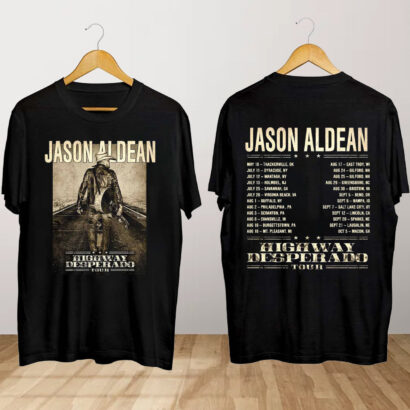 Jason Aldean Highway Desperado Tour 2024 Shirt, Jason Aldean Concert Shirt, Highway Desperado Tour 2024 Shirt