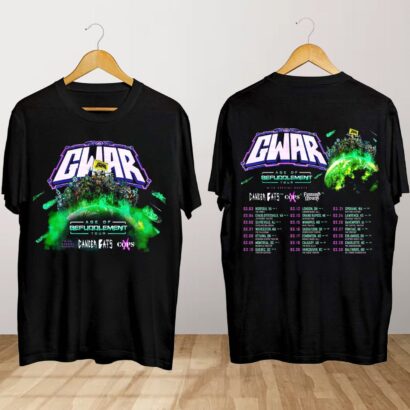 GWAR Age of Befuddlement 2024 Tour Shirt, GWAR Band Concert Shirt, Age of Befuddlement 2024 Tour Shirt