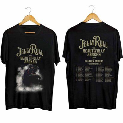 Jelly Roll 2024 tour shirt, Jelly Roll The Beautifully Broken Tour 2024 Shirt, Jelly Roll 2024 Concert Shirt, The Beautifully Broken 2024 Tee