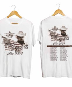 Creed Fisher 2024 tour shirt, Creed Fisher The Stars and Stripes Tour 2024 Shirt, Creed Fisher Shirt, The Stars and Stripes 2024