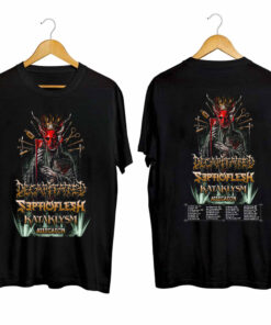 Decapitated and Septicflesh 2024 Tour Shirt, Decapitated 2024 Concert Shirt, Septicflesh Band Gift