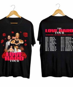 The Love Hard Tour 2024 Shirt, The Love Hard 2024 Concert Shirt, Keyshia Cole Trey Songz K. Michelle and Jaheim 2024 shirt