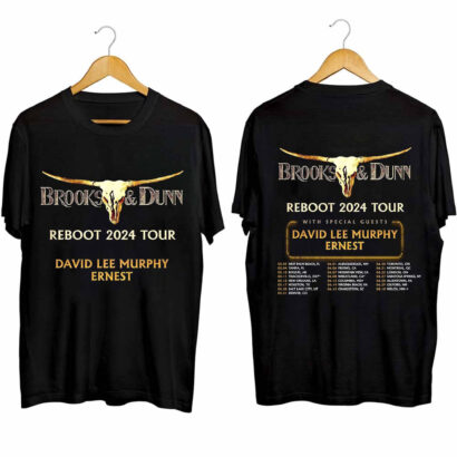 Brooks & Dunn 2024 Tour Shirt, Brooks And Dunn Country Concert Shirt, Brooks and Dunn The Reboot 2024 Tour Tee