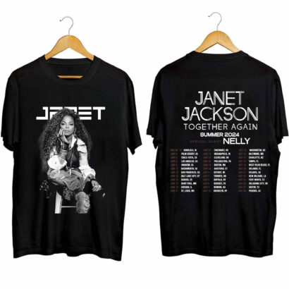 Janet Jackson Together Again Summer Tour 2024 Shirt, Janet Jackson Concert Shirt, Together Again 2024 Shirt