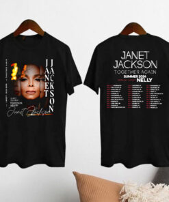 Janet Jackson tour 2024 shirt, 2024 Tour Janet Jackson Together Again T-Shirt, Janet Jackson merch tee