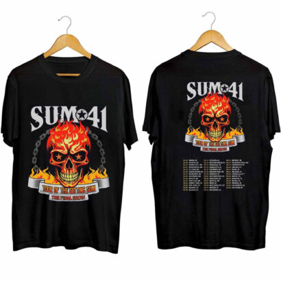 Sum 41 2024-2025 Tour Shirt, Sum 41 Band Shirt, Sum 41 2024 Concert Shirt, Sum 41 Rock Band Shirt