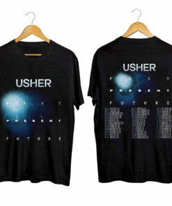 Usher 2024 Tour Shirt, Usher Past Present Future 2024 Concert Shirt, Past Present Future 2024 Tour Shirt