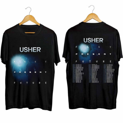 Usher 2024 Tour Shirt, Usher Past Present Future 2024 Concert Shirt, Past Present Future 2024 Tour Shirt