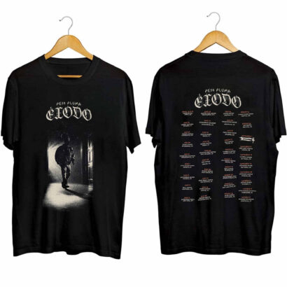 Peso Pluma Exodo Tour 2024 Shirt, Peso Pluma Shirt, Peso Pluma 2024 Concert Shirt