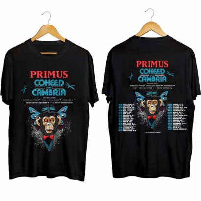 Primus and Coheed and Cambria - Summer 2024 US Tour Shirt, Primus Shirt, Primus 2024 Tour Shirt