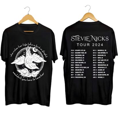 Stevie Nicks 2024 Tour Shirt, Stevie Nicks Merch, Vintage Stevie Nicks 2024 Sweatshirt, Stevie Nicks Shirt Fan Gifts