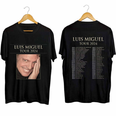 Luis Miguel Tour 2024 Shirt, Luis Miguel Fan Shirt, Luis Miguel 2024 Concert Shirt