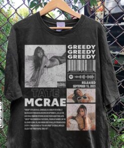 Tate McRae Music Merch Shirt, Tate McRae Greedy Album 90s Tee