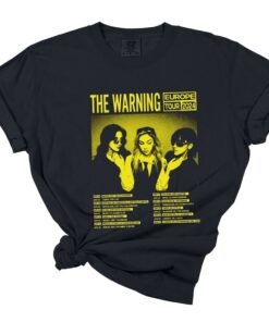 The Warning Band Europe Tour 2024 T-Shirt, The Warning Music Band 2024 Shirt