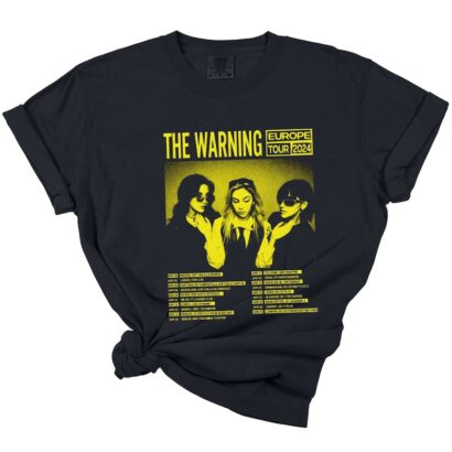 The Warning Band Europe Tour 2024 T-Shirt, The Warning Music Band 2024 Shirt