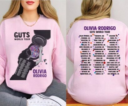 Olivia Rodrigo Guts World Tour shirt, The Guts Tour 2024 Shirt, Olivia Rodrigo Sweatshirt, Olivia Rodrigo Sweater