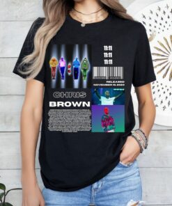 Chris Brown 11:11 Tour Dates 2024 Shirt, Vintage Chris Brown T-Shirt, Chris Brown Hip Hop Shirt