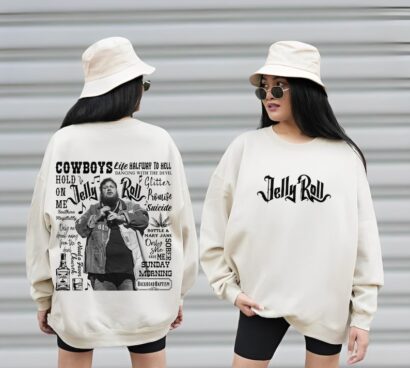 Vintage Jelly Roll Tour 2024 Shirt, Jelly Roll Fan Shirt, Jelly Roll 2024 Concert Shirt