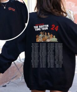 Zach Bryan Crewneck, Zach Bryan Tour Merch, Concert Sweatshirt, Quittin Time Tour 2024 Shirt