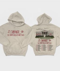 21 Savage Tour 2024 Shirt, 21 Savage Fan Shirt, 21 Savage 2024 Concert Shirt, The American Dream 2024 Concert Shirt