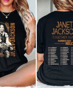 ogether Again Tour 90s Vintage Shirt, Janet Jackson Double Side Shirt, Janet Jackson Concert Shirt, Janet Jackson Shirt Fan Gifts