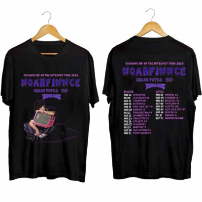 Noahfinnce 2024 Tour Shirt, Noahfinnce Fan Shirt, Noahfinnce 2024 Concert Shirt