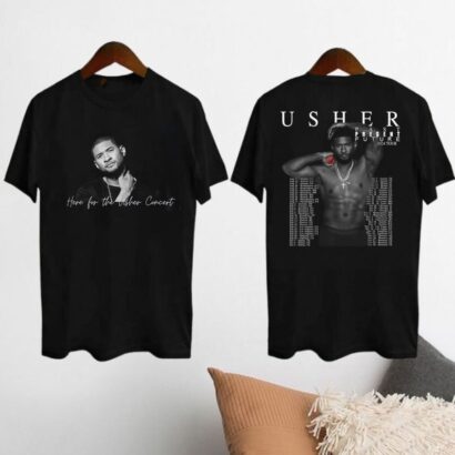 Usher Past Present Future Shirt, Usher Concert 2024 Shirt, Usher Tour Merch, Usher 90s Vintage Shirt