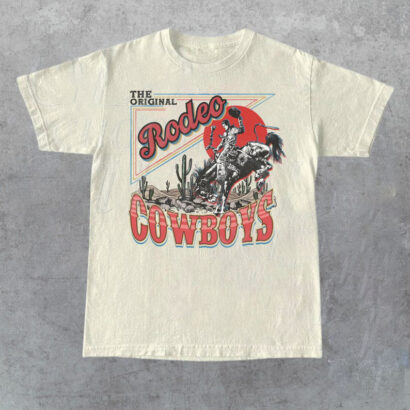 Rodeo Western Cowboy T-Shirt, Vintage 90s Western Shirt, Retro Indian Tee, Rodeo Cowboy Shirt, Wild West Gift, Unisex Adult Graphic Tee