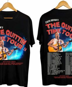 Zach Bryan The Quittin Time Tour 2024 Shirt, Zach Bryan Merch, Zach Bryan Fan Shirt, The Quittin Time Tour Shirt