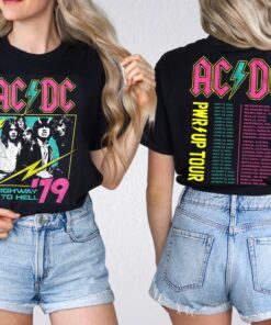 ACDC Band World Tour 2024 Shirt, Rock Band ACDC Pwr Up Tour 2024 Shirt, ACDC Band Fan Shirt, Acdc Merch