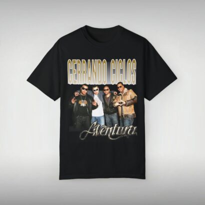 2024 Aventura Tour, Concert T-Shirt, Cerrando Ciclos, Pink Merch, Bachata, Romeo Santos, Unisex Heavy Cotton Tee