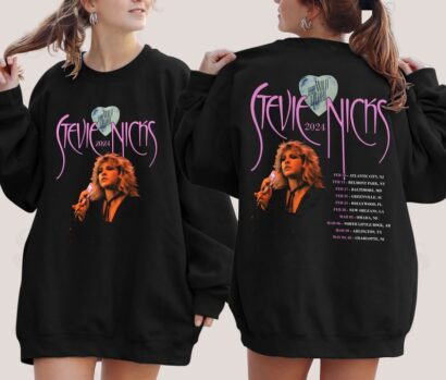 Stevie Nicks 2024 Live In Concert T-Shirt, Stevie Nicks 2024 Tour Shirt, Stevie Nicks Concert Merch